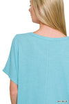 Ribbed Soft V SS Top