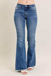Fray Hem Vintage Flare Jeans