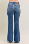 Fray Hem Vintage Flare Jeans