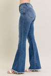 Fray Hem Vintage Flare Jeans
