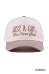 Just A Girl Who Loves Jesus Two-Tone Canvas Cap
