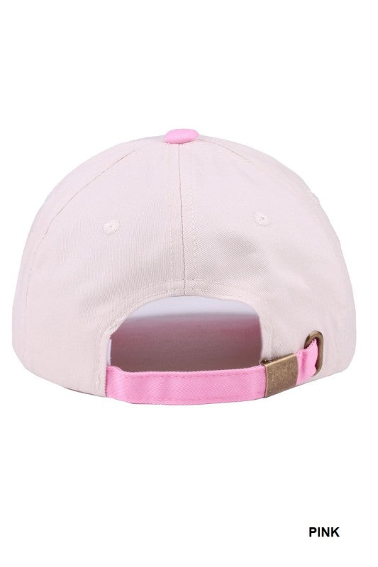 Just A Girl Who Loves Jesus Two-Tone Canvas Cap