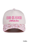 God Is Good All The Time Two-Tone Canvas Cap