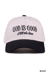 God Is Good All The Time Two-Tone Canvas Cap