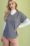 SS V-Neck Shirt Top