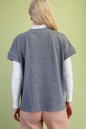 SS V-Neck Shirt Top