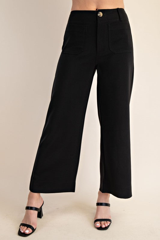Colette Crop Wide Leg Pants