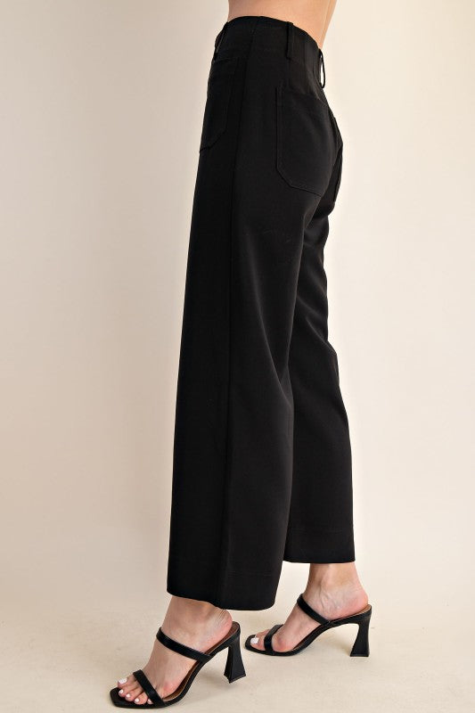 Colette Crop Wide Leg Pants