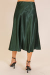 Satin Midi Skirt