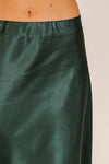 Satin Midi Skirt