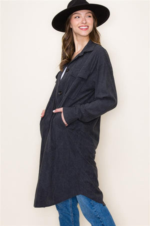 Corduroy Overshirt Shacket