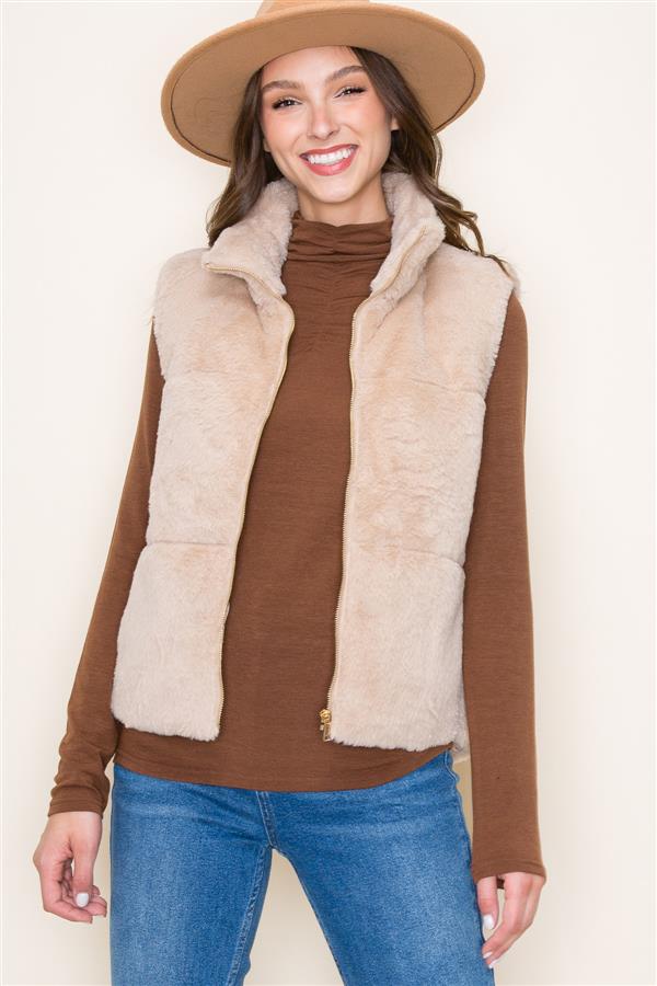 Fur Polar Vest