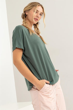 All Day Casual Dolman Top