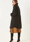 Agnes Long Quilted Sherpa Coat