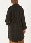 Agnes Long Quilted Sherpa Coat