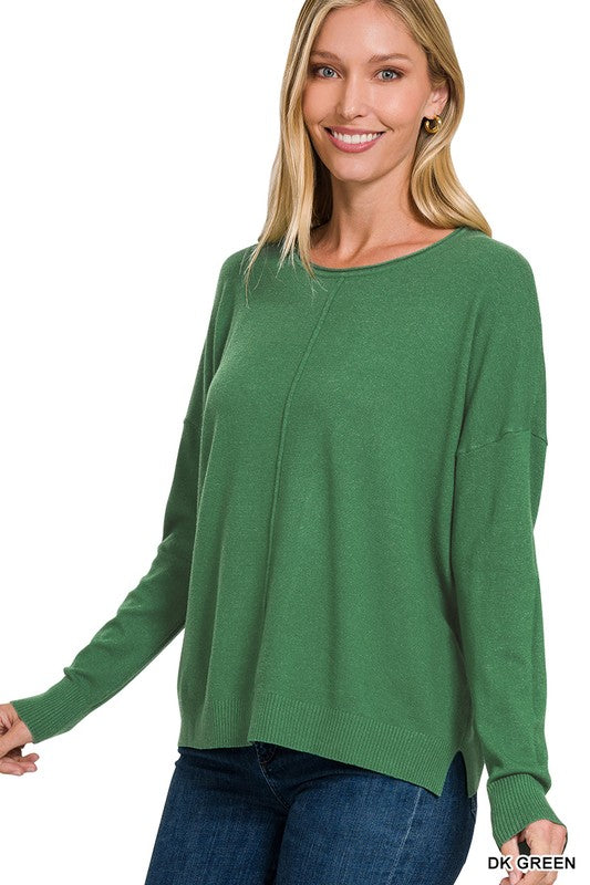 Viscose Front Seam Sweater