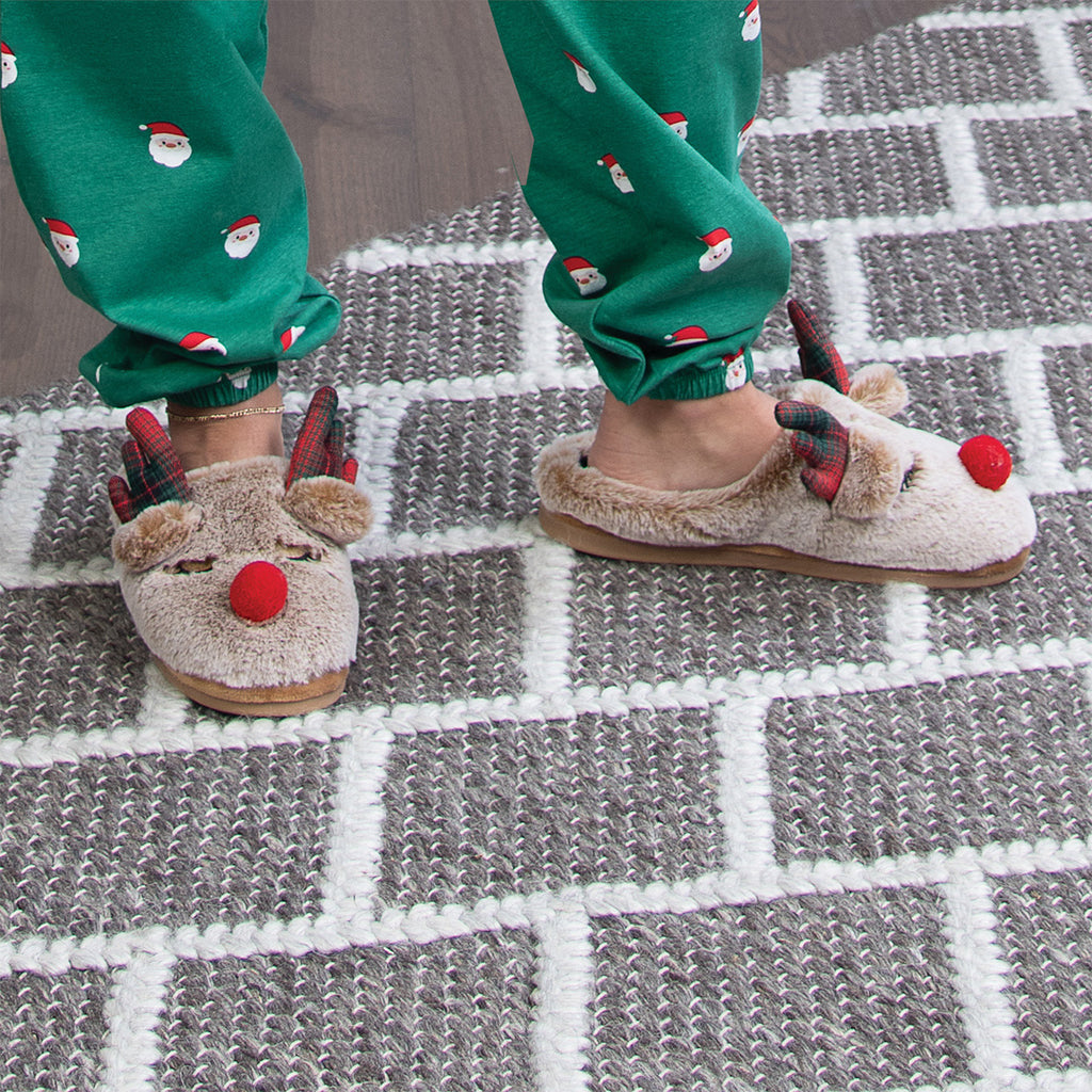 Reindeer Novelty Slippers