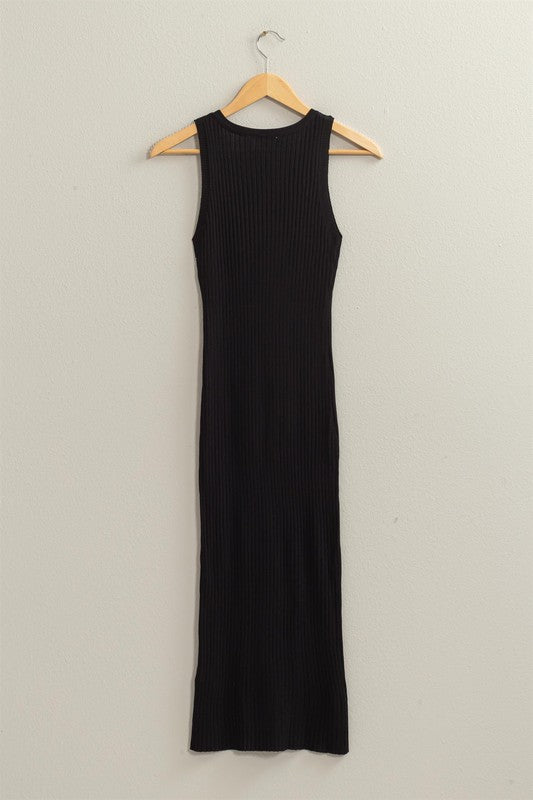 Sleeveless Ribbed Bodycon Midi Dress Free Souls Boutique Sleeveless Ribbed Bodycon Midi Dress Free Souls Boutique