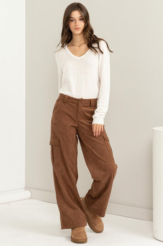 Corduroy Cargo Pants