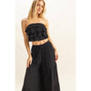 Ruffle Top & Pants 2 Piece Set