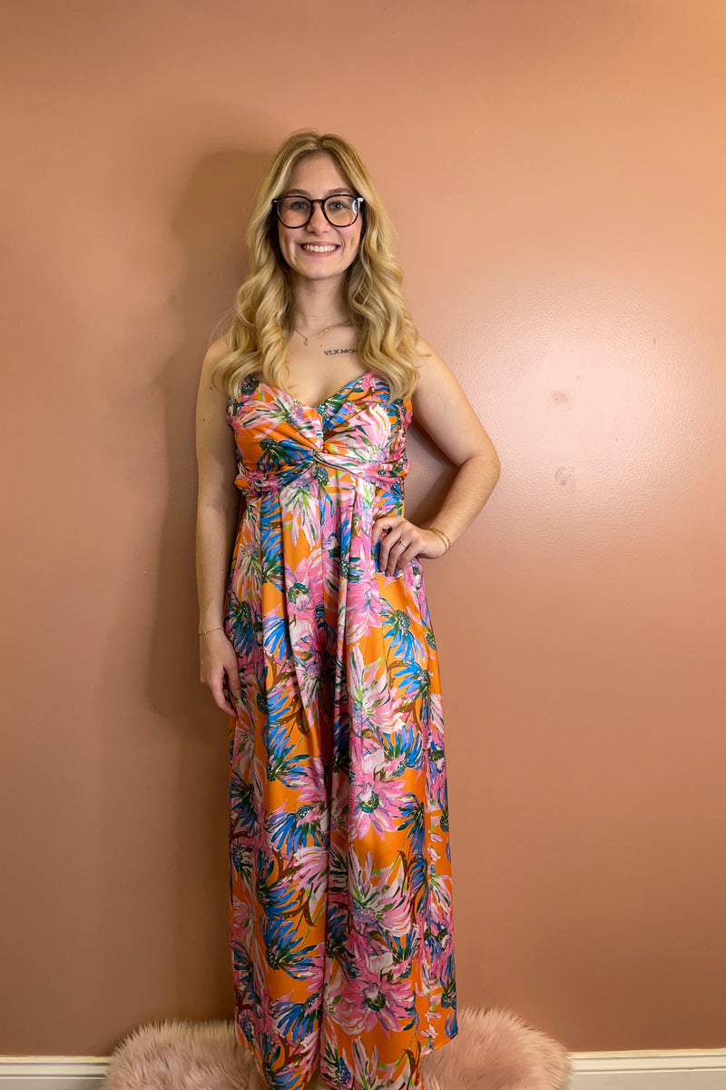 Summer Floral Jumpsuit