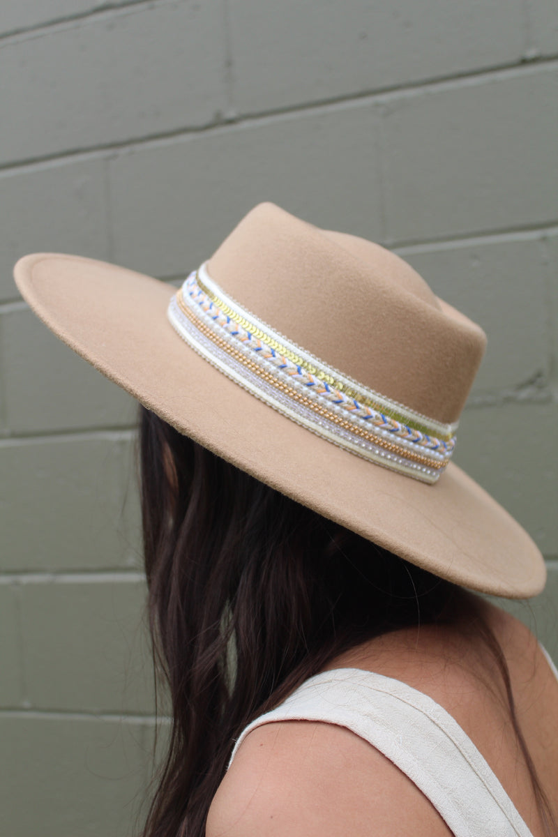 Blaze Beaded Band Hat