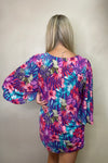 Tab Collar Swirl Honey Top