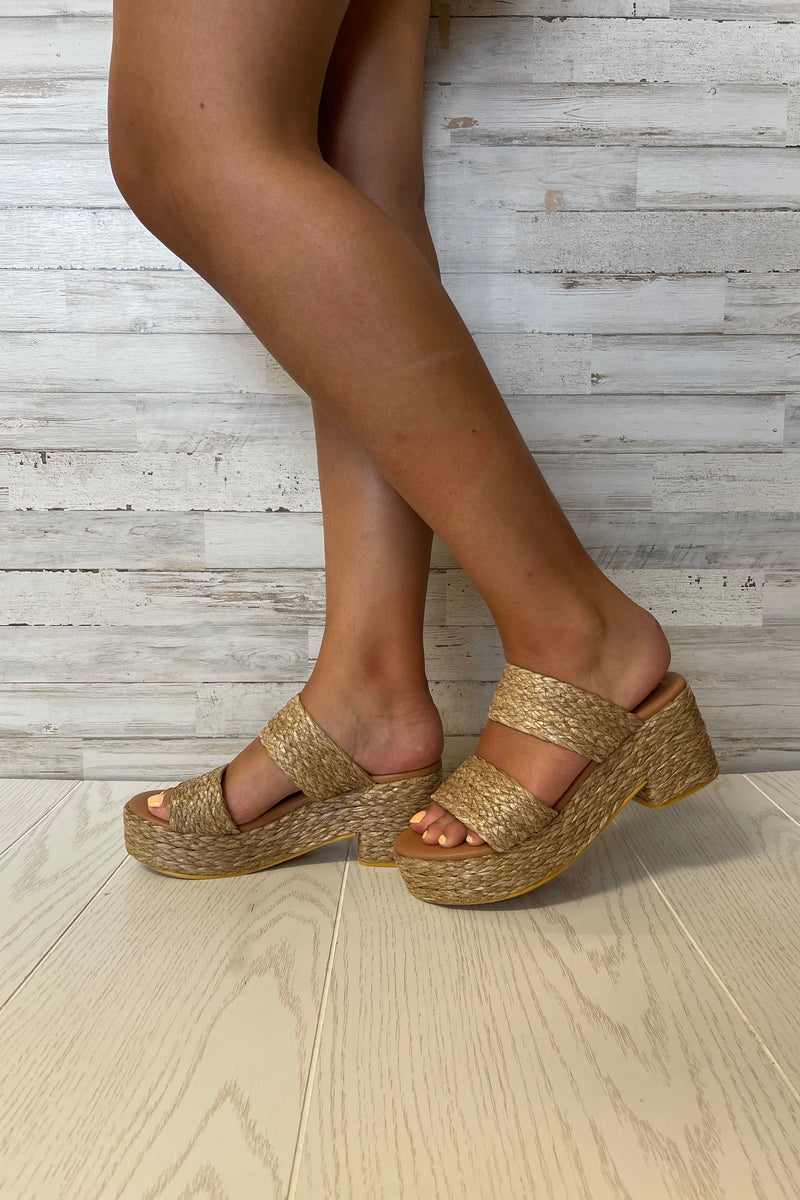 Ocean Ave Platform Sandals