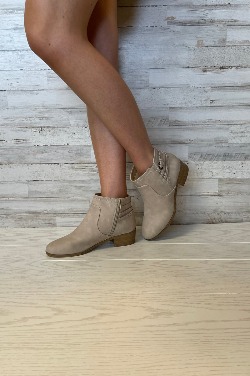 Boyet Ankle Strap Detail Booties