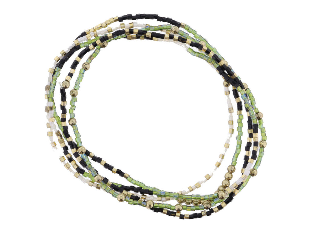 Brinly Set of 5 Stretch Bead Bracelets