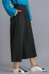 Woven Pleat Wide Leg Pants