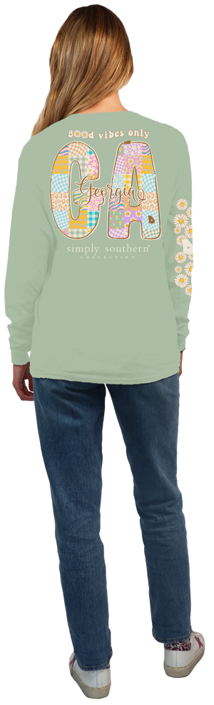 LS Good Vibes Only Georgia Tee