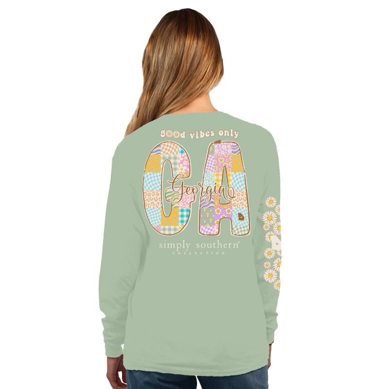LS Good Vibes Only Georgia Tee