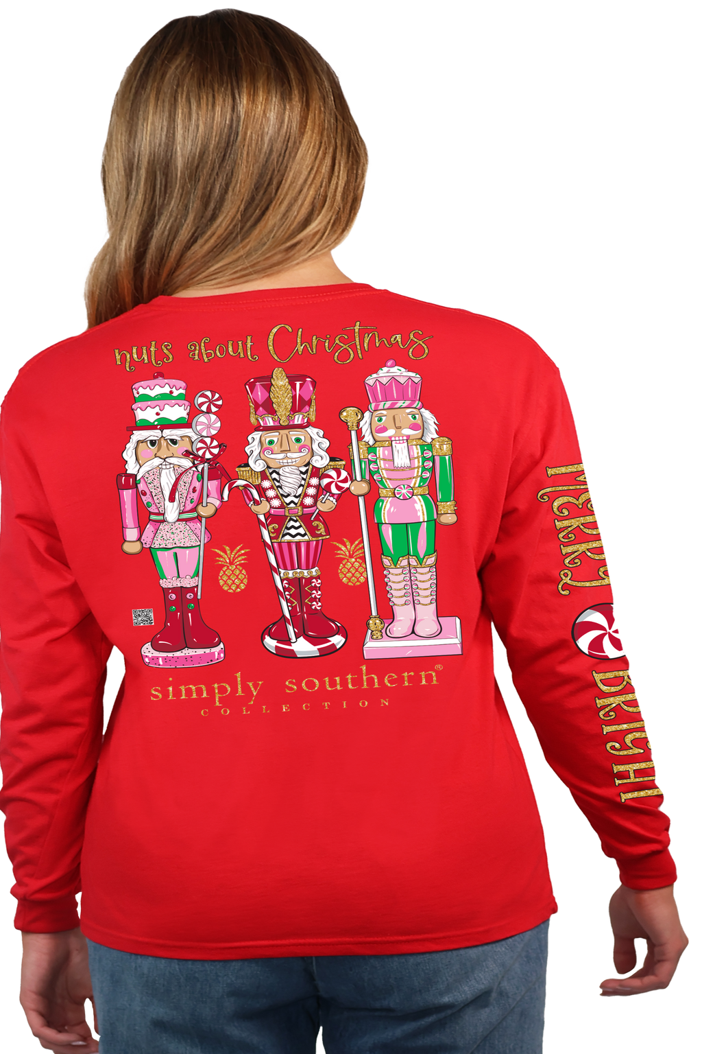 LS Nuts About Christmas Nutcracker Graphic Tee