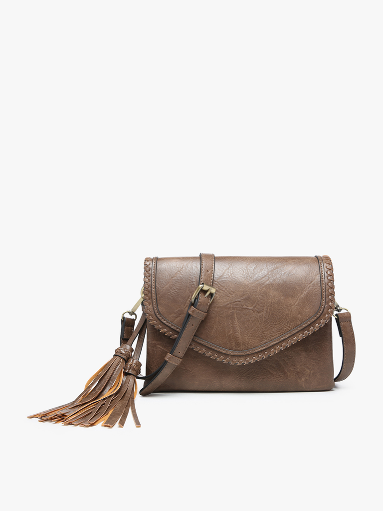 Sloane Braided Edge Crossbody Bag