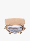 Indigo Convertible Studded Backpack Handbag