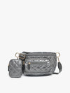 Arianna Quilted Puffer Belt Bag with Pouch