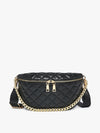 Sylvie Quilted Belt Bag With Chain Strap
