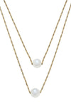 Audrey Layered Pearl Necklace