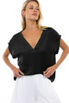 VNeck Drop Sleeve Top