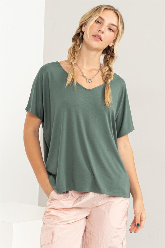 All Day Casual Dolman Top