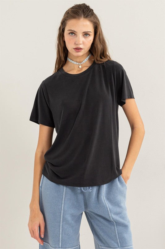 Minimalist Solid Modal Top