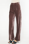 High Waist Velvet Pants