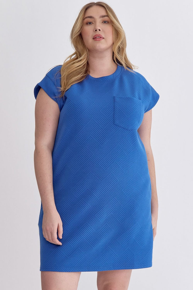Plus Textured Knit Pocket Dress Free Souls Boutique Plus Textured Knit Pocket Dress Free Souls Boutique