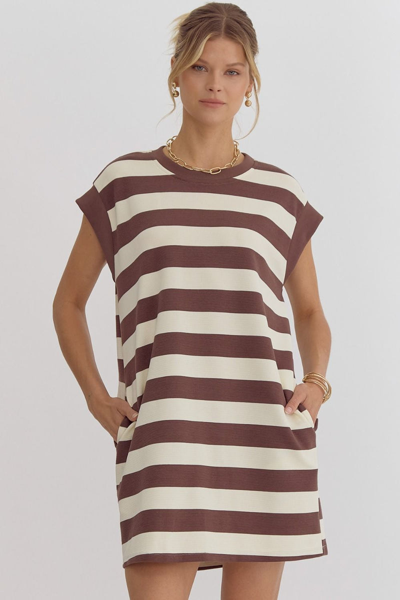 Stripe Knit Mini Dress Free Souls Boutique Stripe Knit Mini Dress Free Souls Boutique