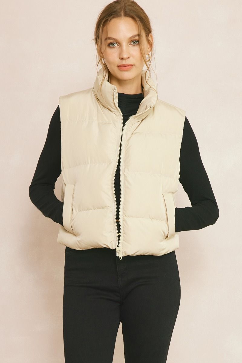 Zip Puffer Vest