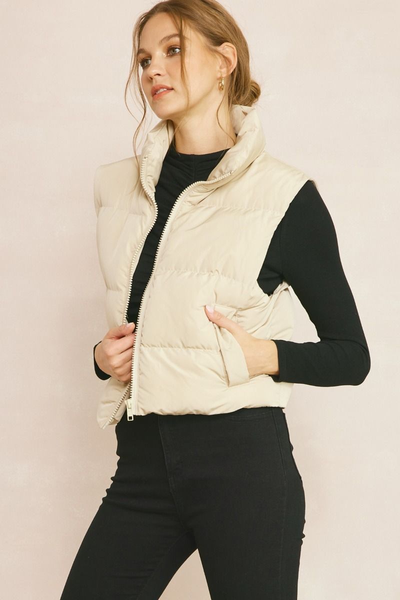 Zip Puffer Vest