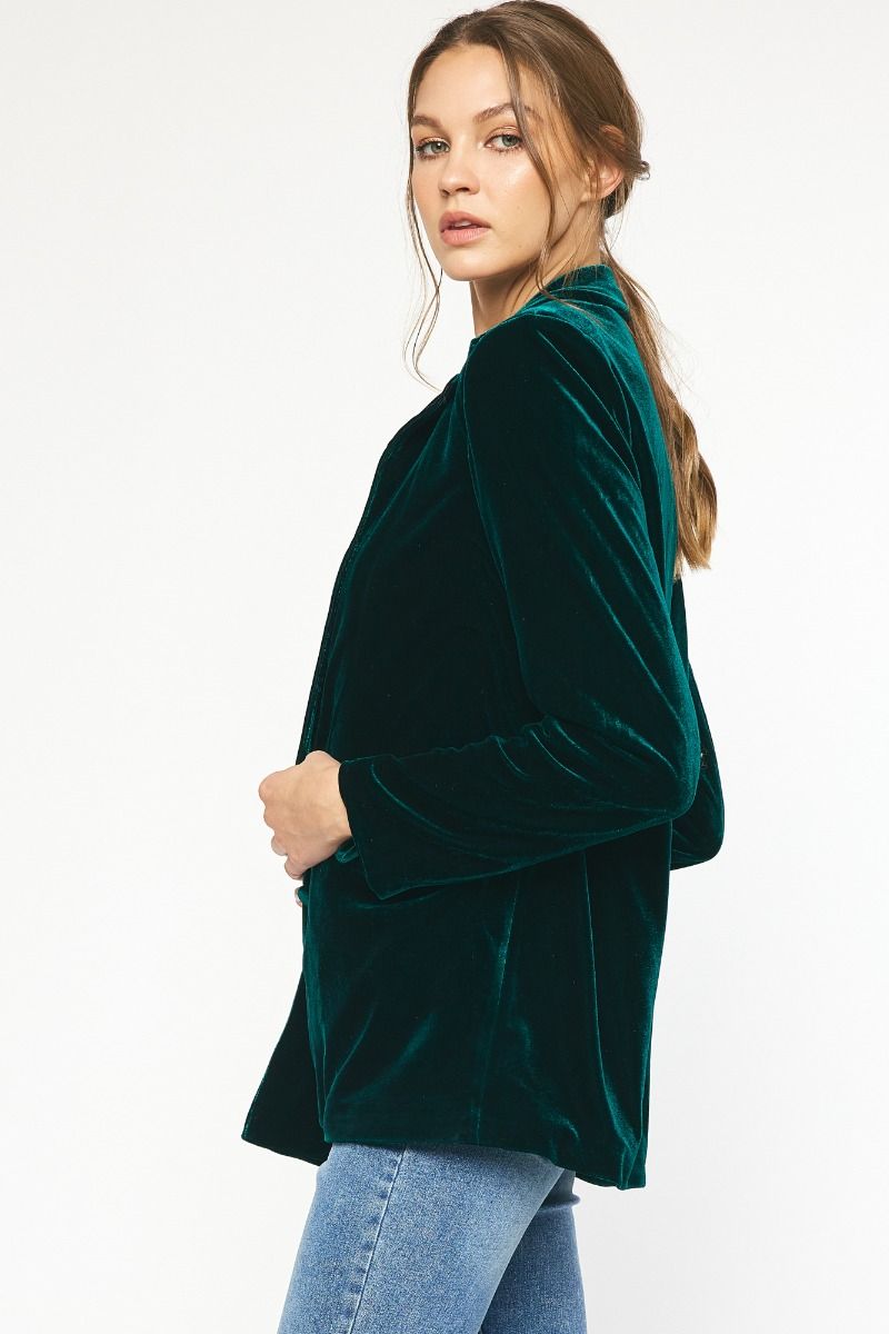 Velvet Blazer Jacket