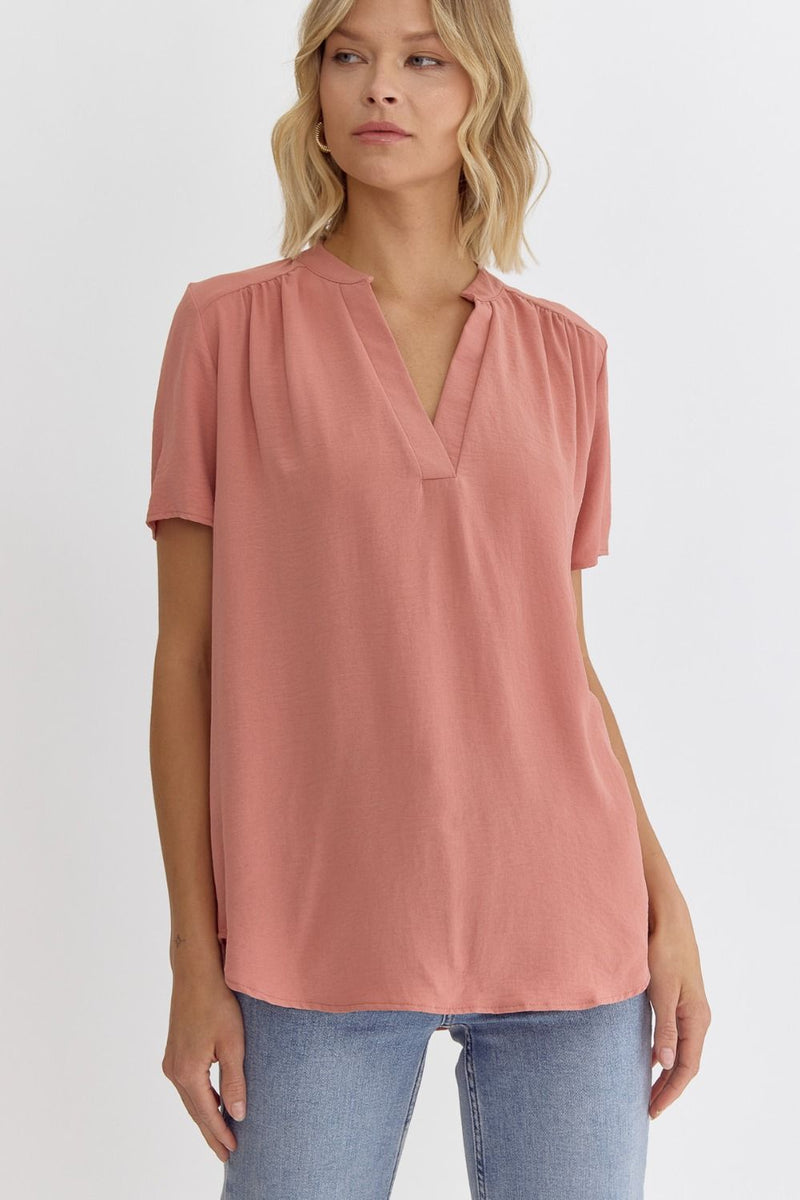 Tab Collar SS Top