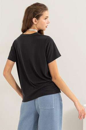 Minimalist Solid Modal Top